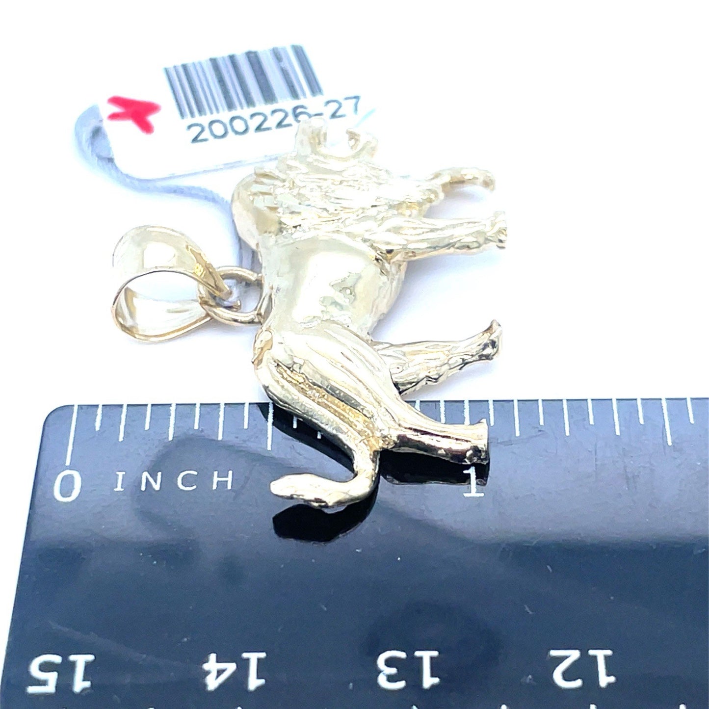 10k Yellow Gold Lion Pendant 4.90g4