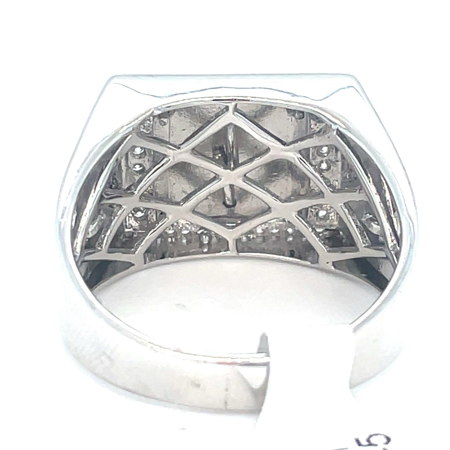 925 Sterling Silver Men’s CZ Free Mason Ring 7.76g Size 112