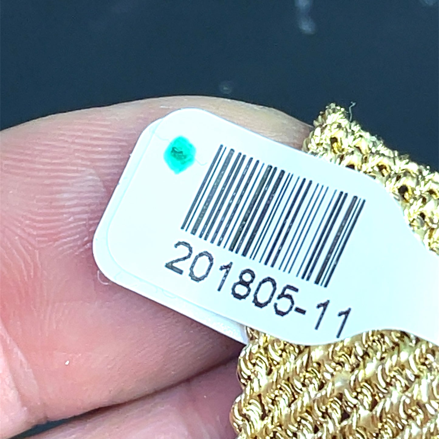 14K Yellow Gold Bracelet | Hollow Rope Weave Style, 7.5 inch