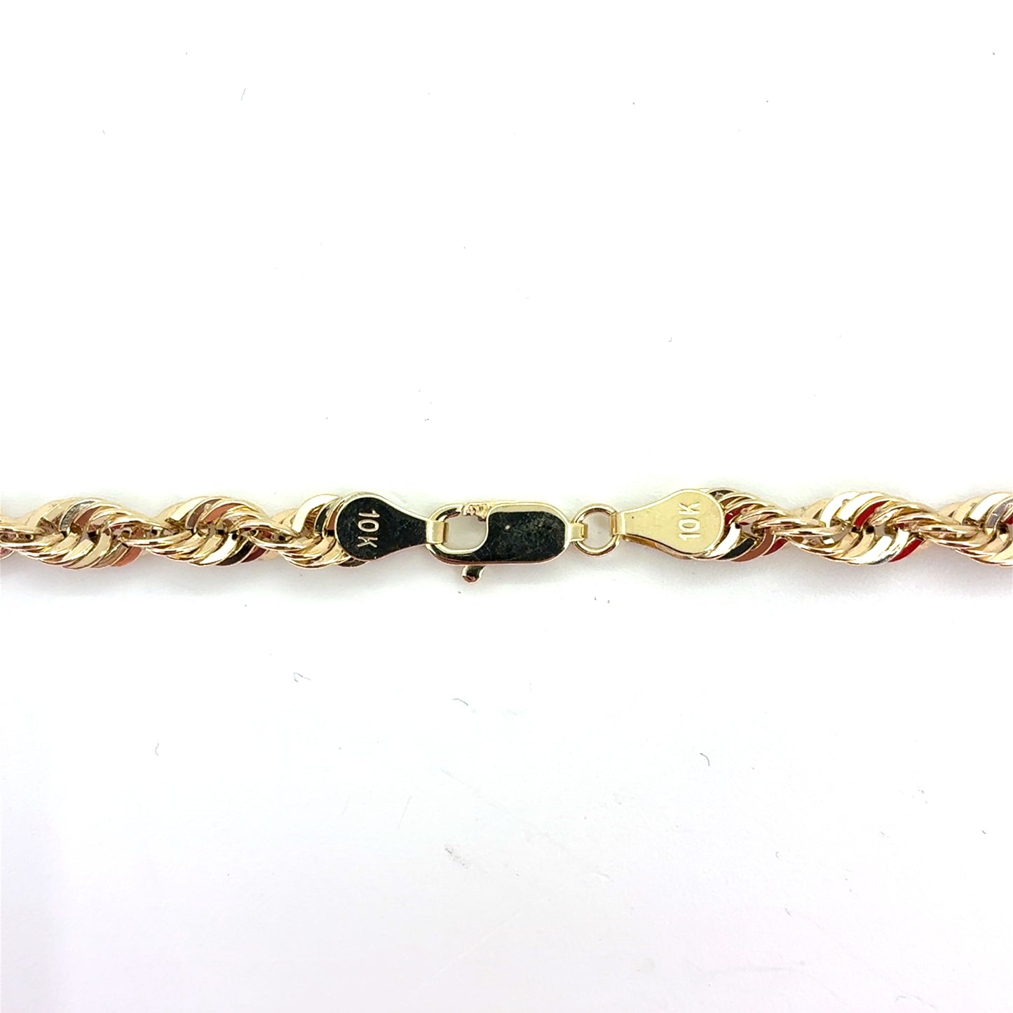 10K Gold Hollow Rope Necklace | 24 Inches, 5.2mm