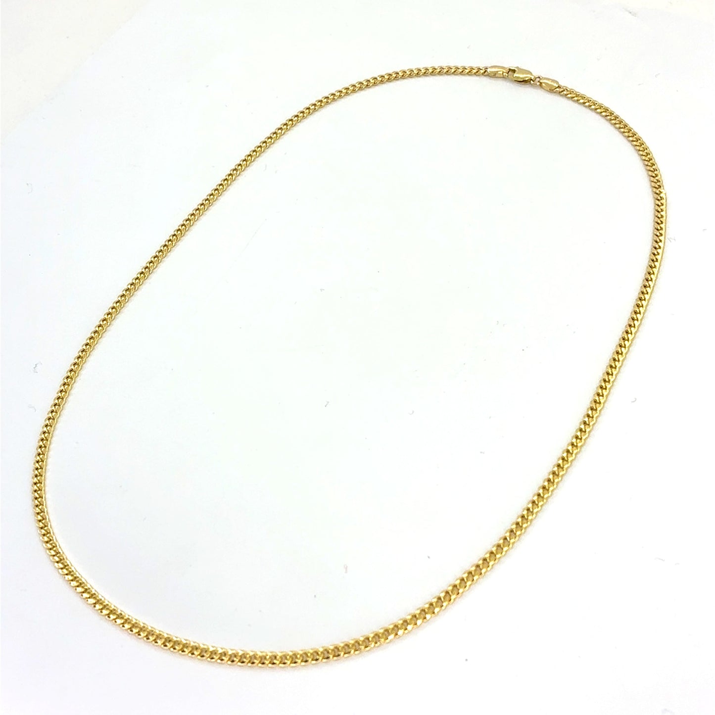 14K Yellow Gold Hollow Miami Cuban Necklace | 20 Inches, 3mm, 5.45 grams