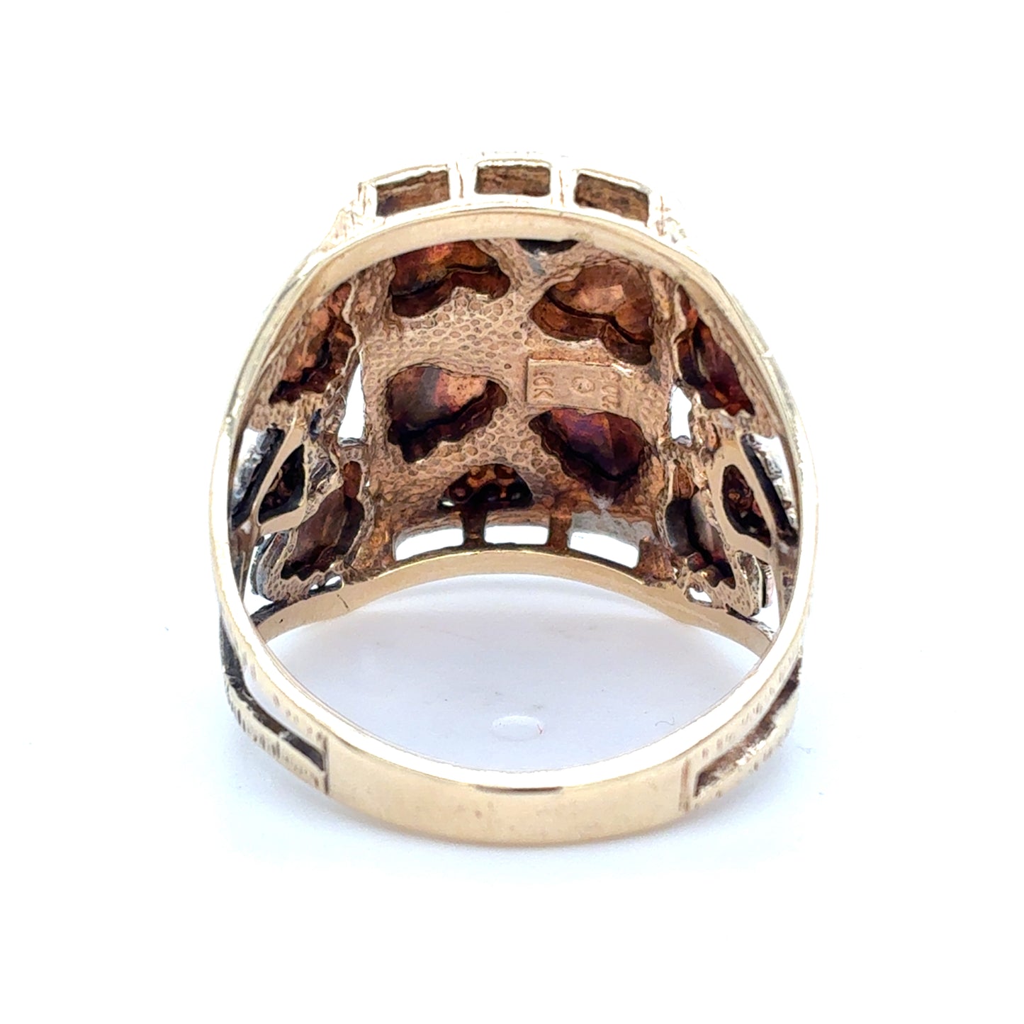 10K Tricolor Gold Black Hills Gold Ring | Size 9.5, 7.3 grams