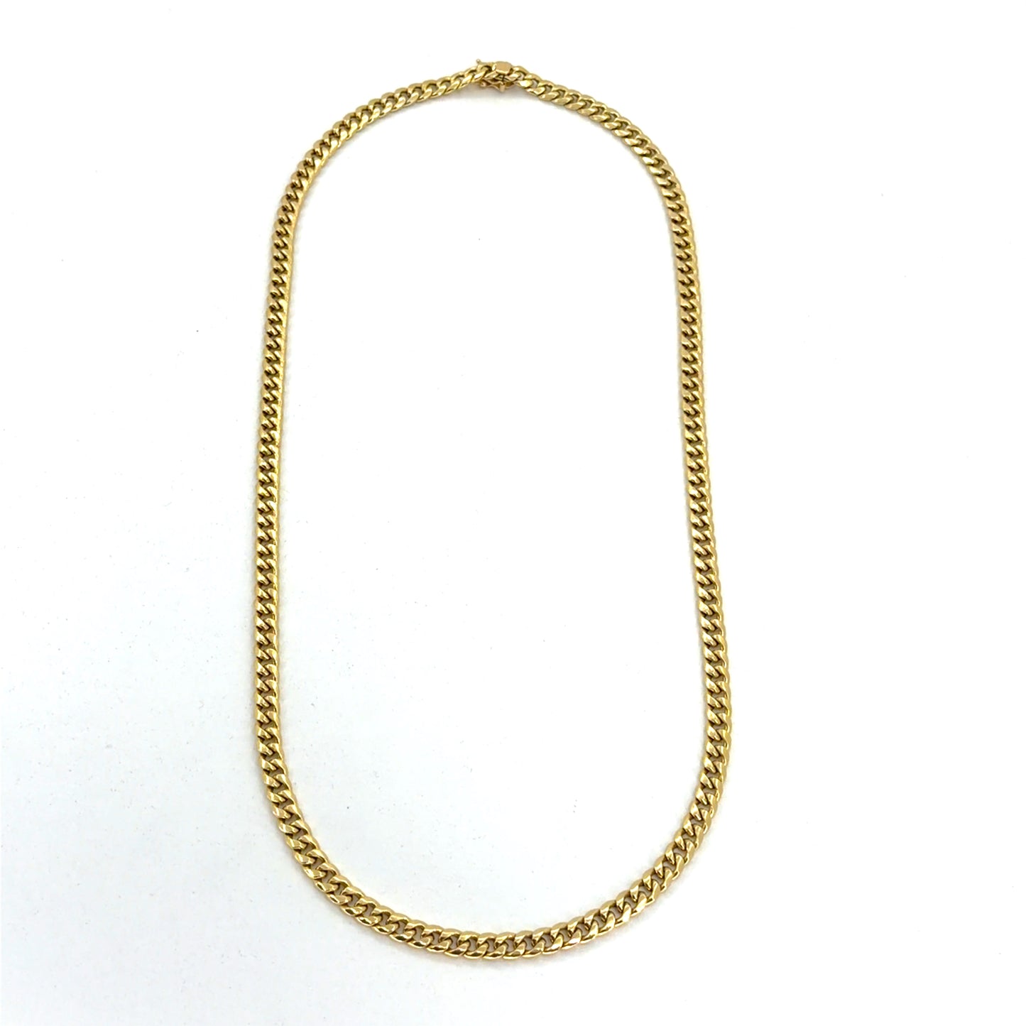 10K Yellow Gold Hollow Miami Cuban Necklace | 24 Inches, 6mm, 20.2 grams