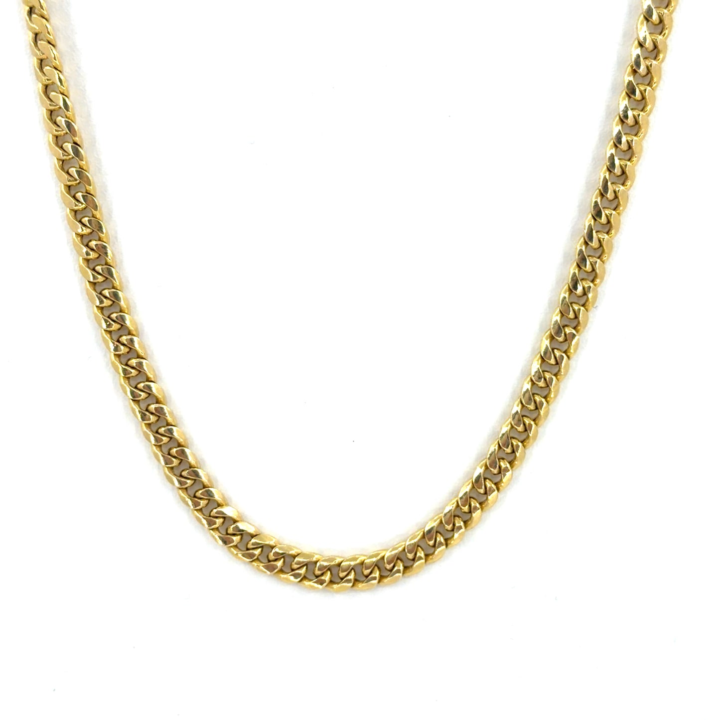 10K Yellow Gold Hollow Miami Cuban Necklace | 24 Inches, 6mm, 20.2 grams