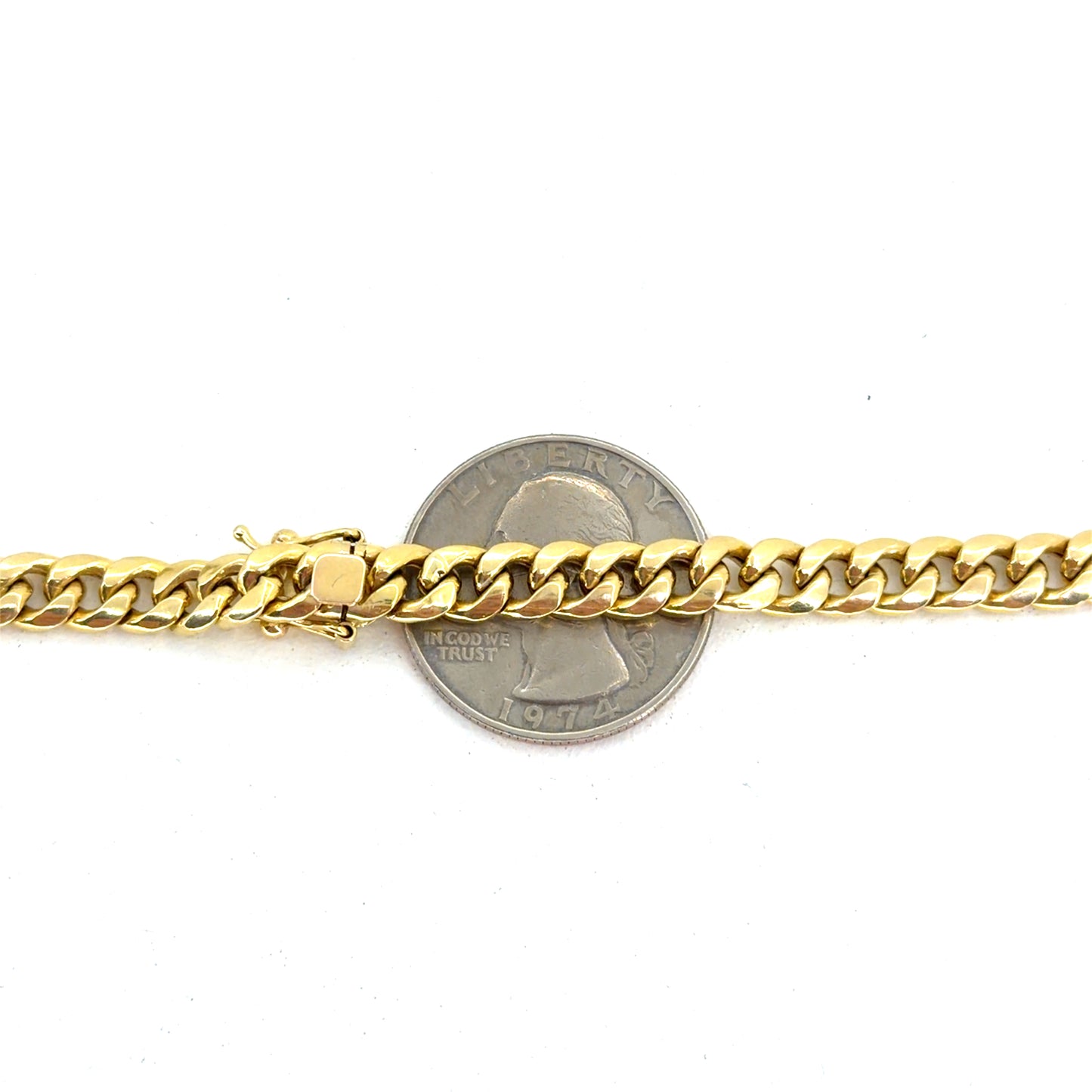 10K Yellow Gold Hollow Miami Cuban Necklace | 24 Inches, 6mm, 20.2 grams