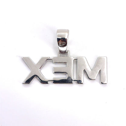 925 Sterling Silver Custom Mexico Pendant | Enamel colors 5.6 grams