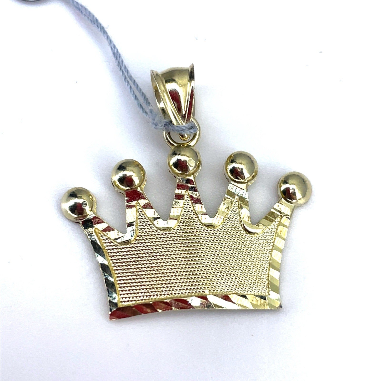 10k Yellow Gold Crown Pendant 2.40g0