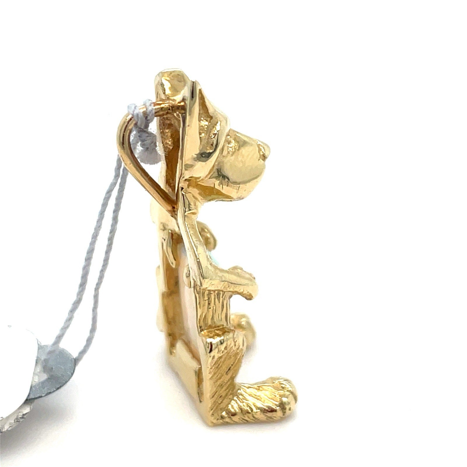 14k Yellow Gold Dog Opal Pendant 5.70g 2
