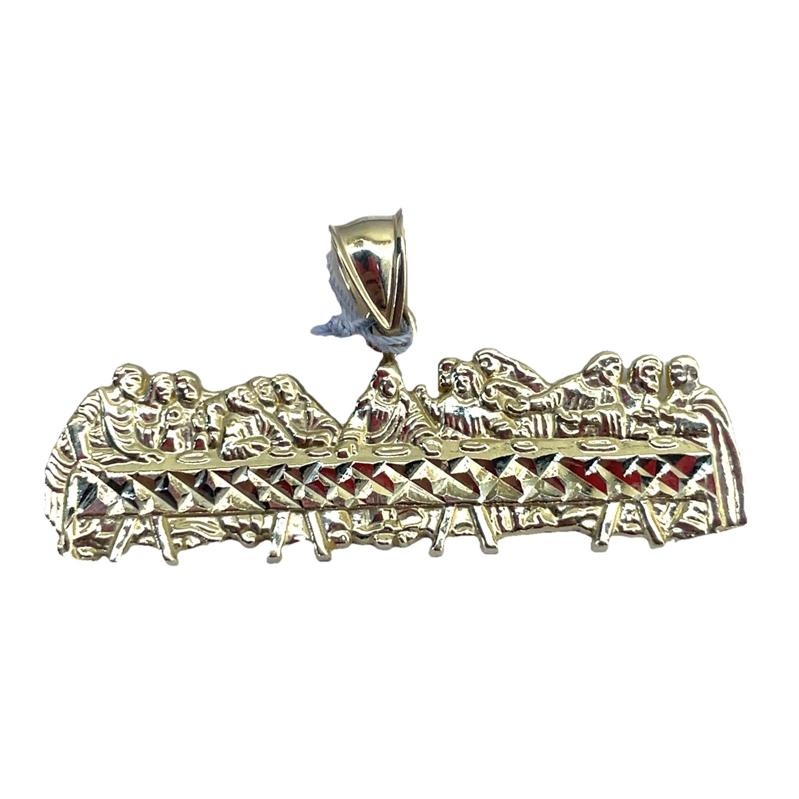 10K Yellow Gold Last Supper Pendant 4.36g3