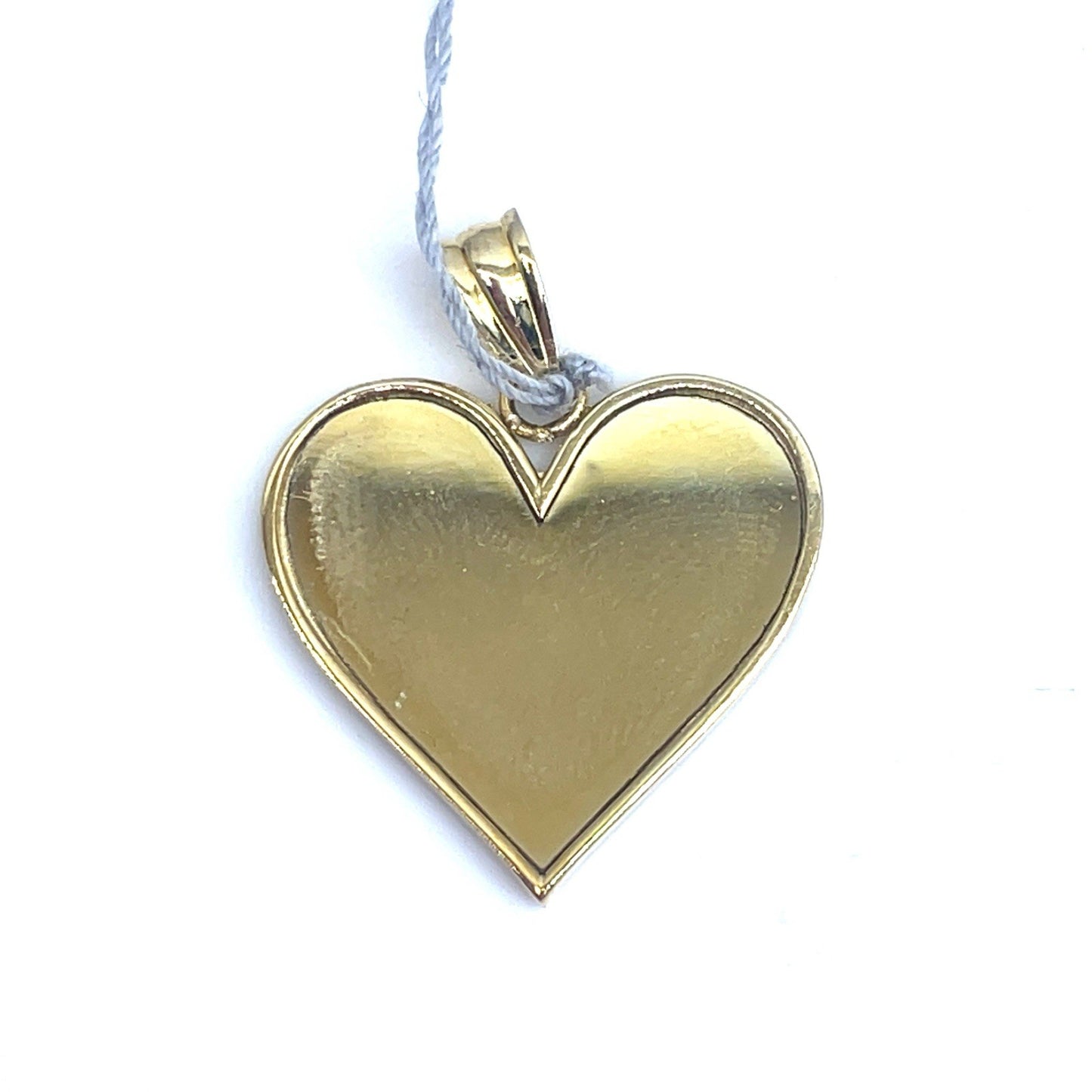 10k Yellow Gold Women’s Heart Polished Pendant 2.10g0