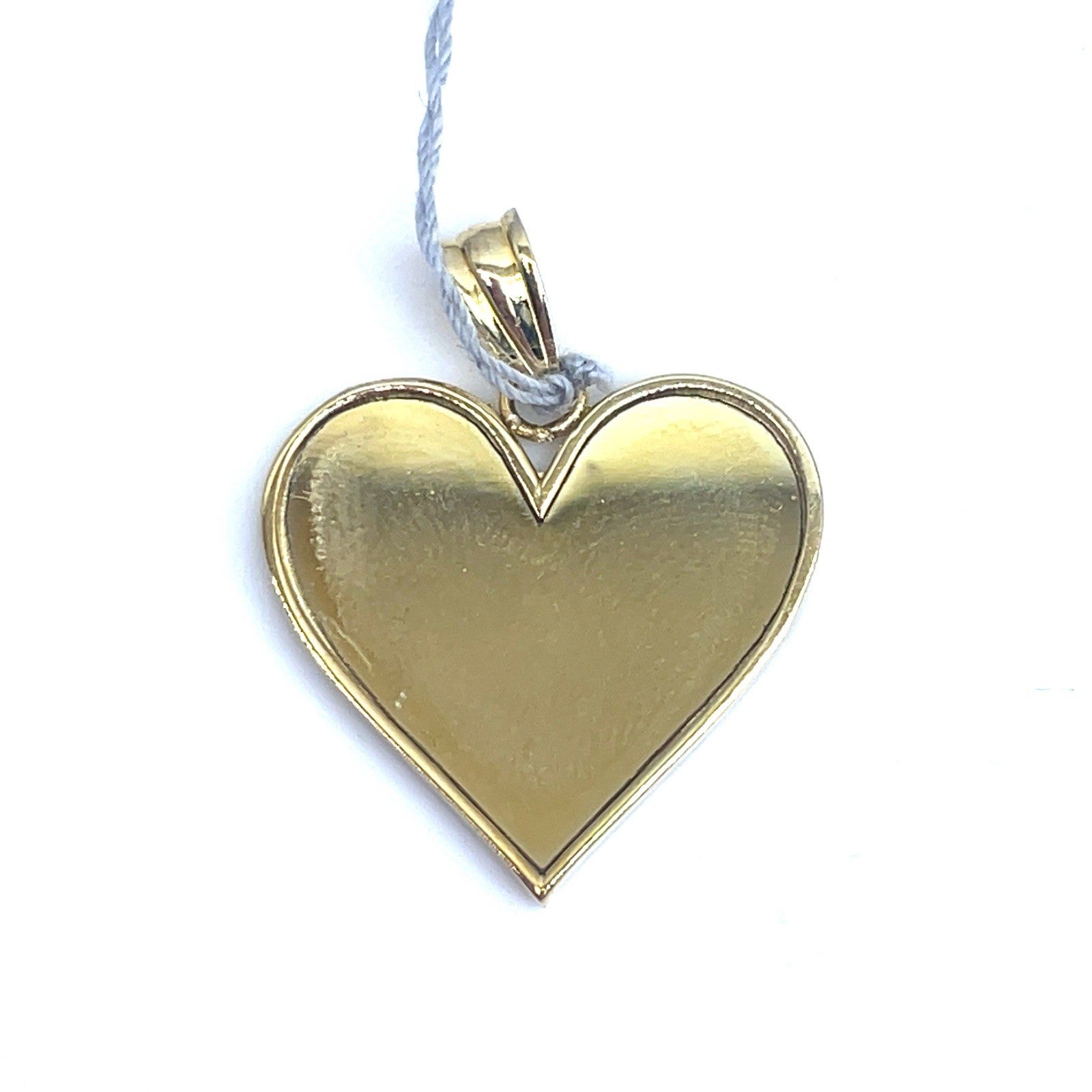 10k Yellow Gold Women’s Heart Polished Pendant 2.10g0