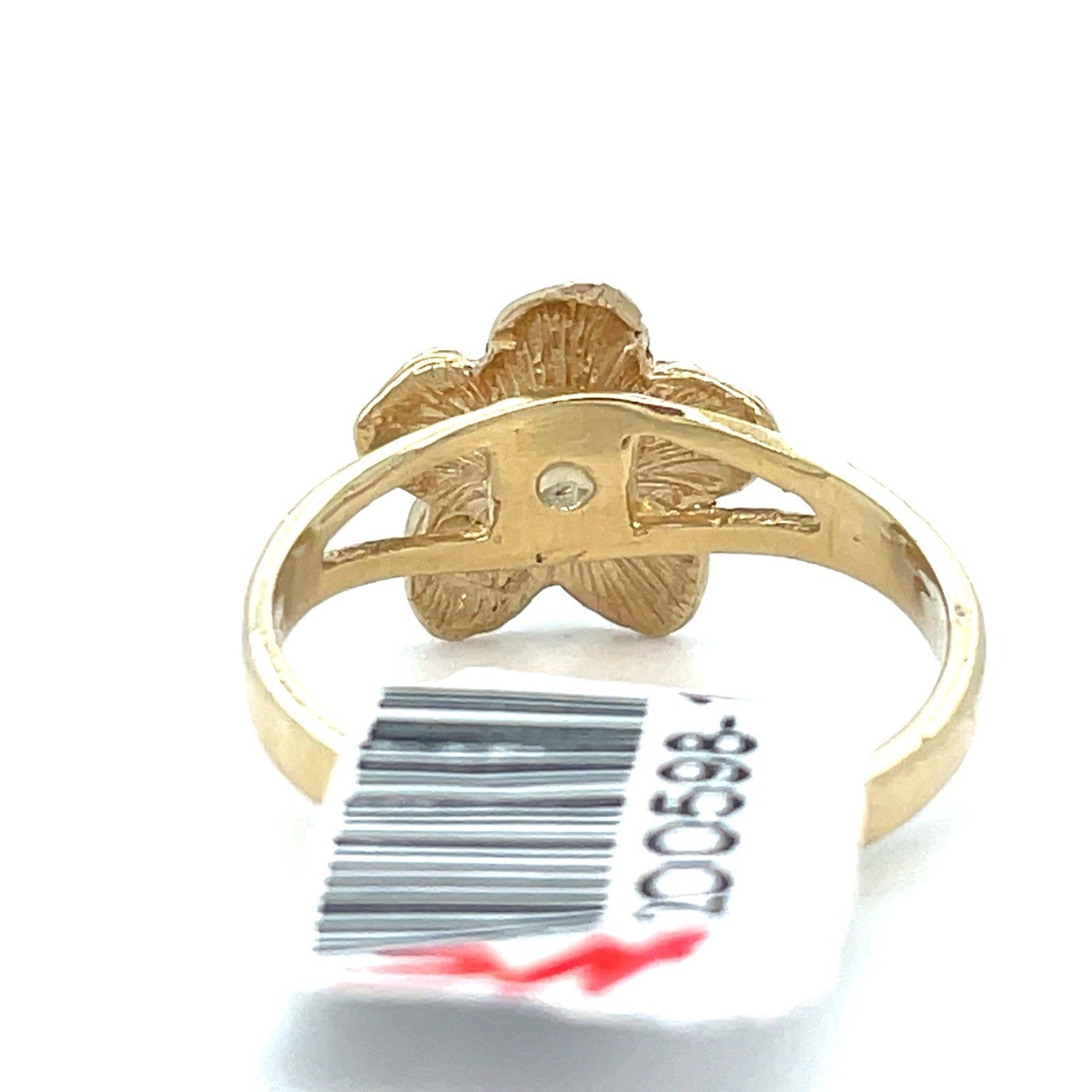 14k Yellow Gold  Women’s Island Flower Ring 2.50g Size 73