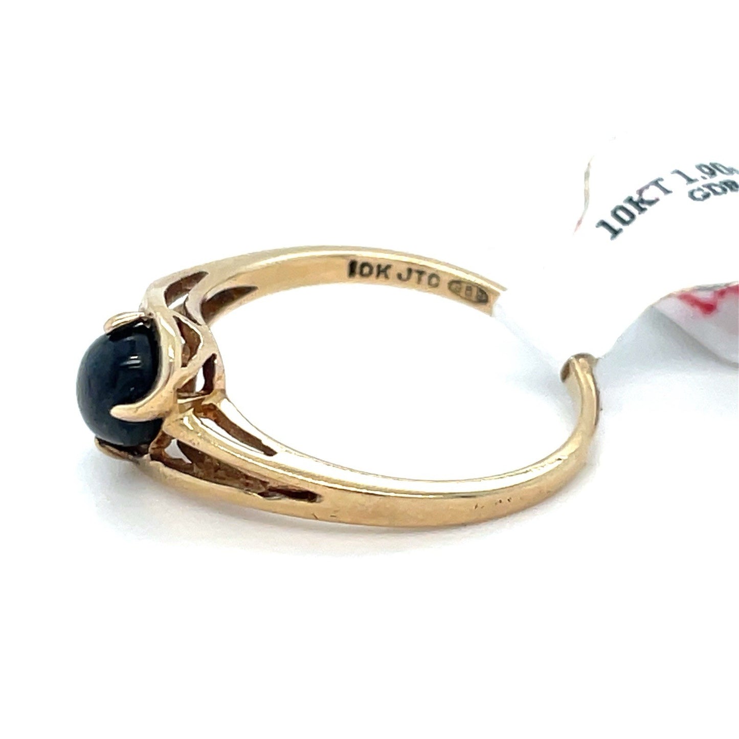 10k Yellow Gold Women’s Oval Tiger Eye Ring 1.90g Size 6.253