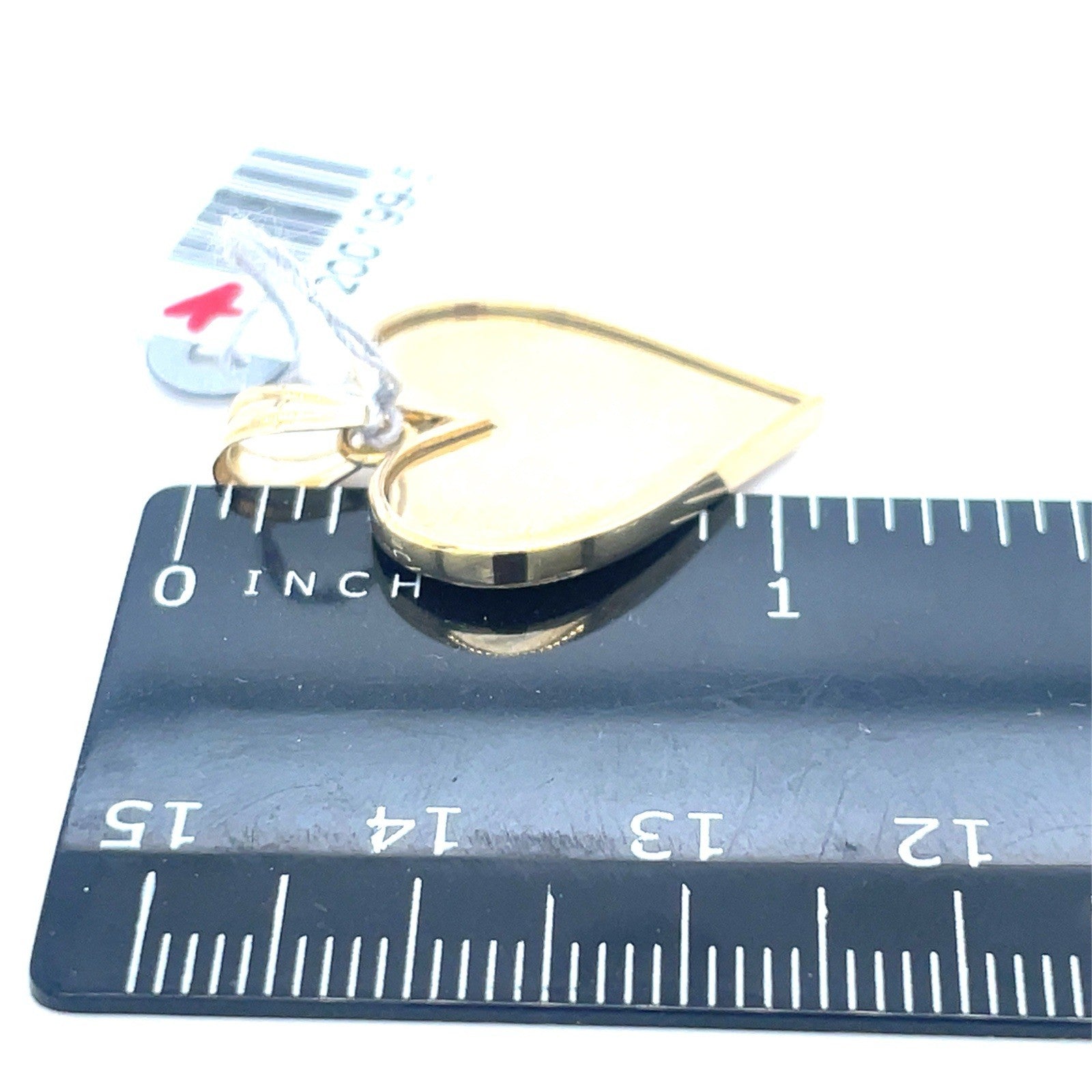 10k Yellow Gold Women’s Heart Polished Pendant 2.10g3