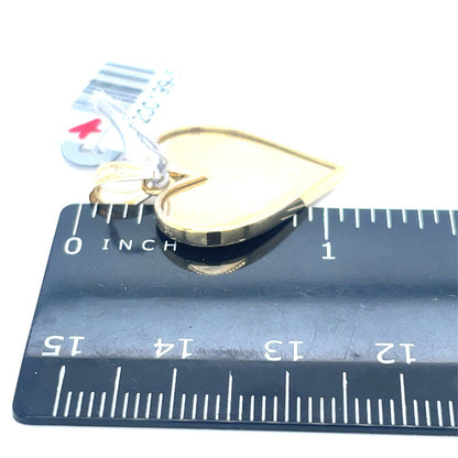 10k Yellow Gold Women’s Heart Polished Pendant 2.10g3