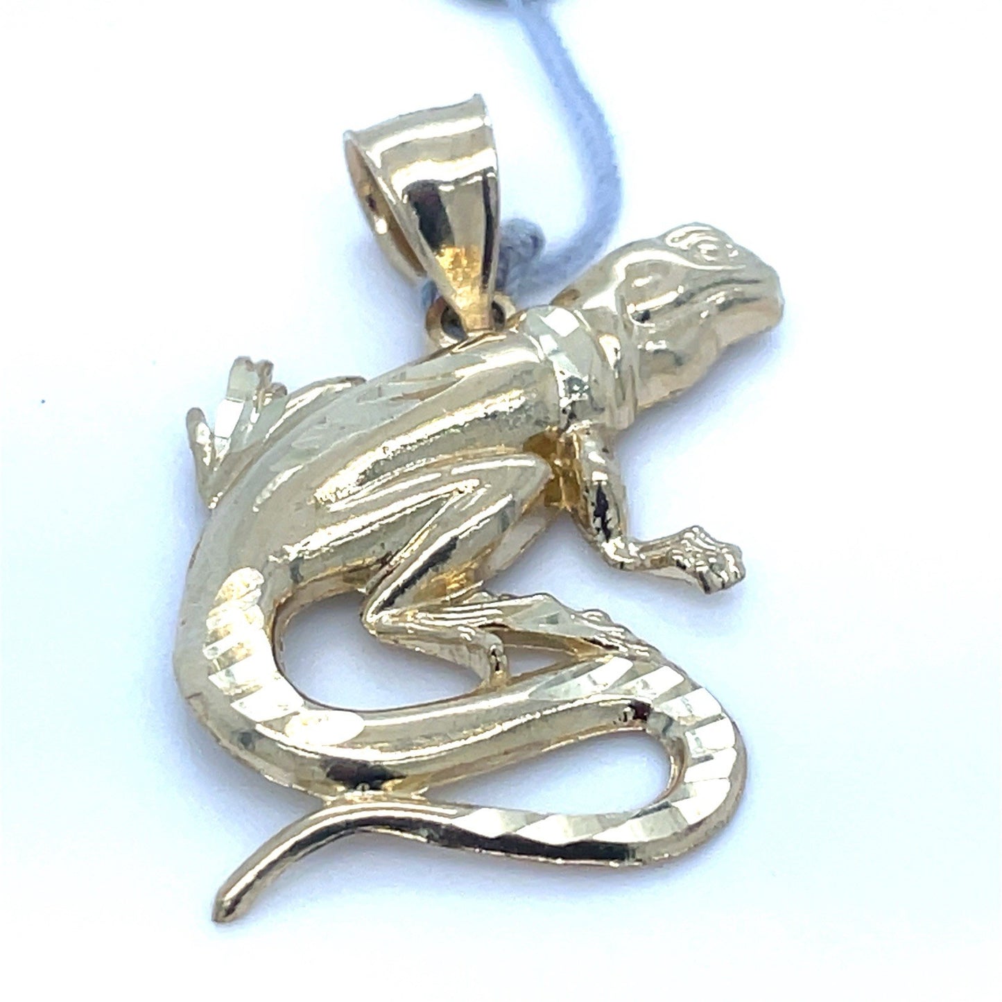10K Yellow Gold Lizard Pendant 3.40g1