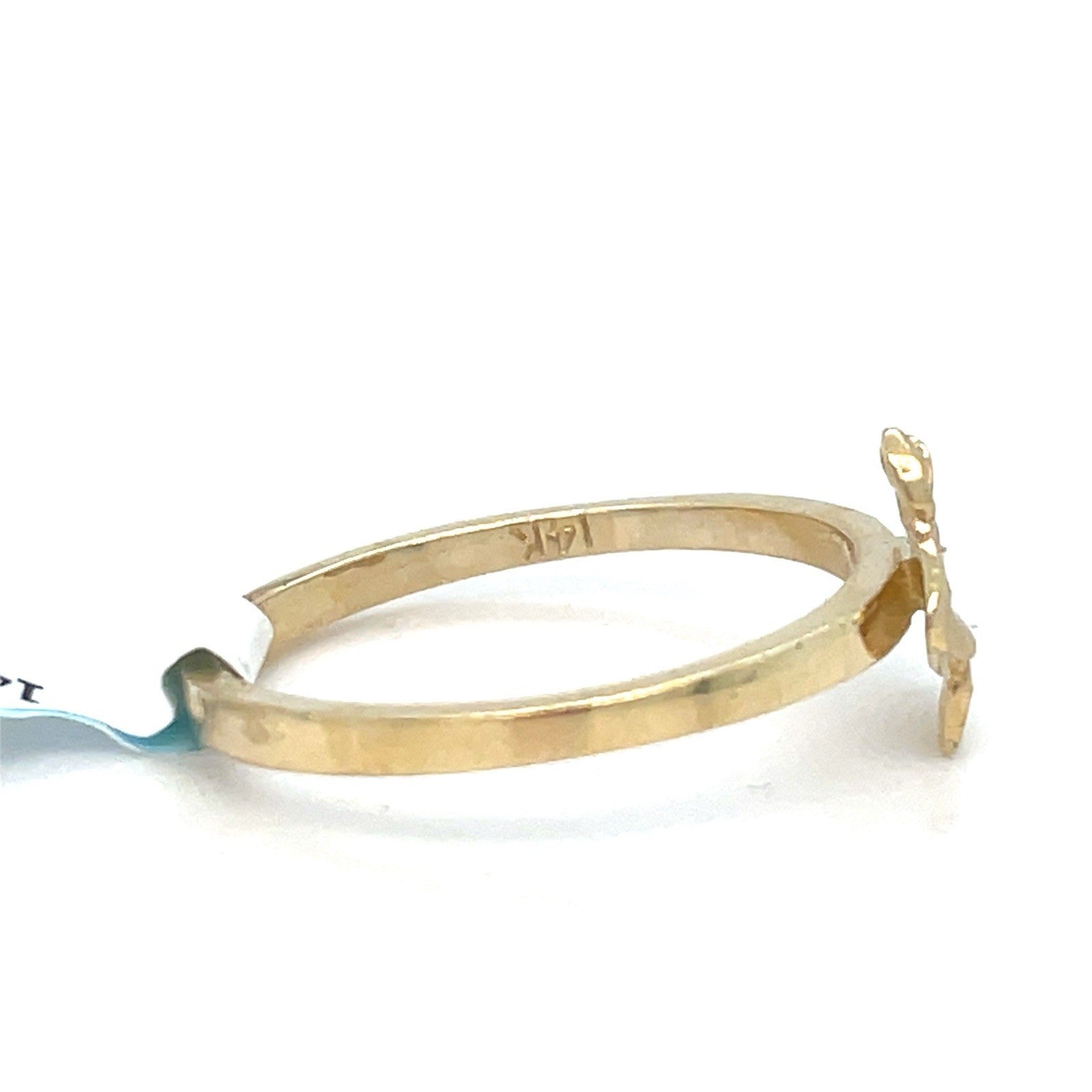 14k Yellow Gold Women’s Island Flower Ring 1.90g Size 73