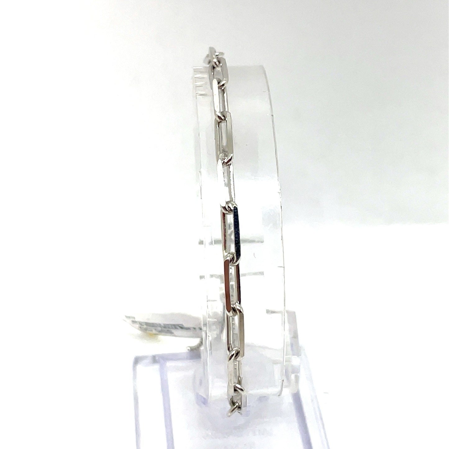 925 Sterling Silver Women’s Paper Clip Style Bracelet 4.40g1