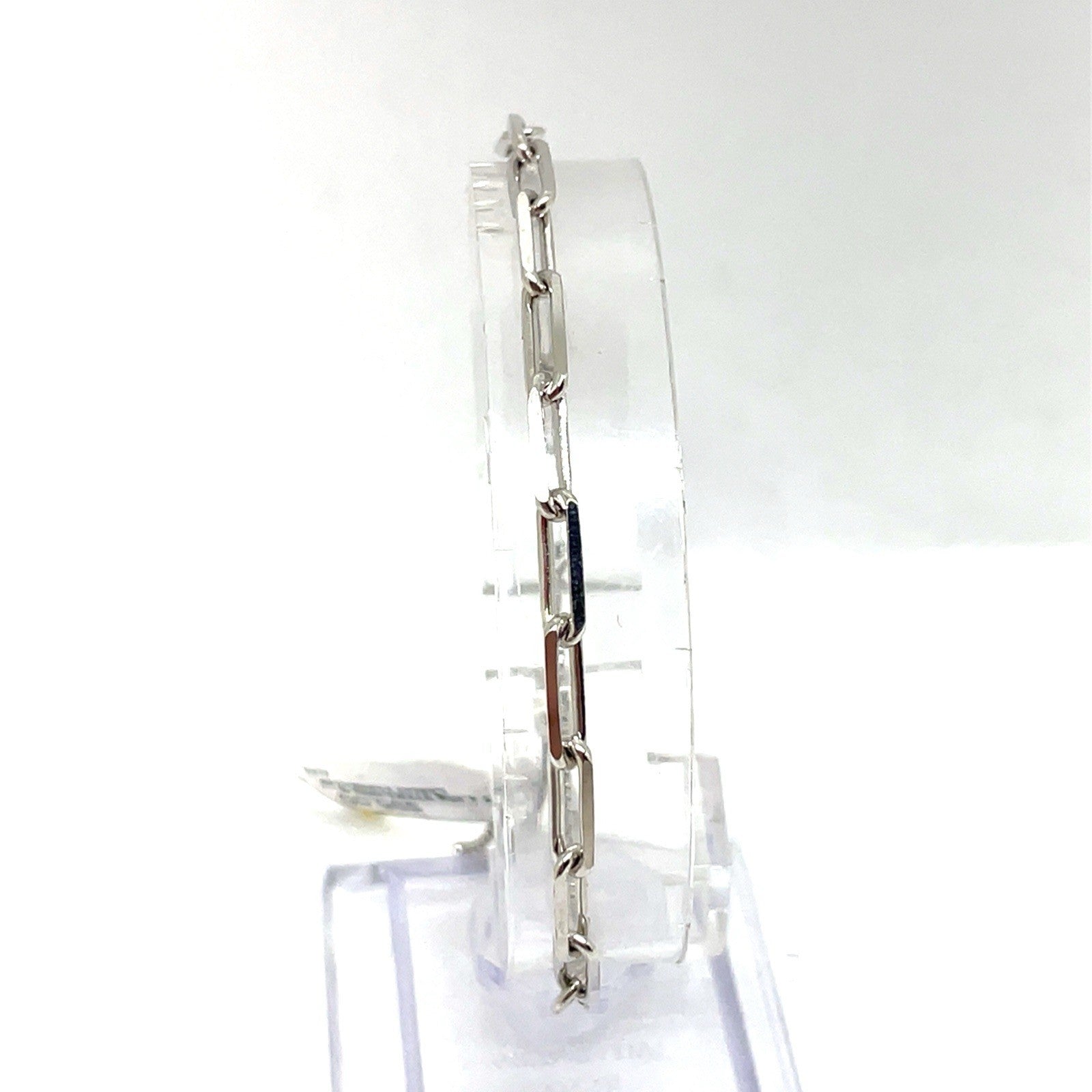 925 Sterling Silver Women’s Paper Clip Style Bracelet 4.40g1