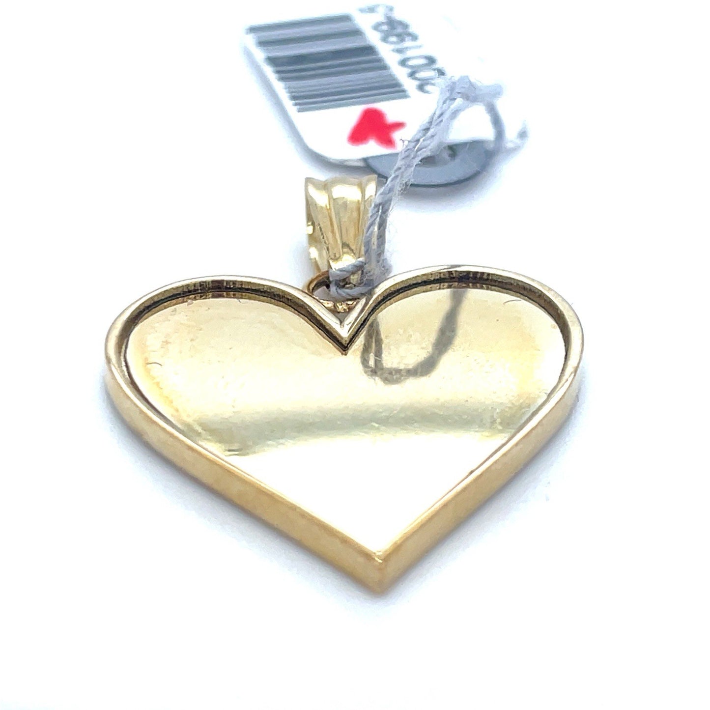 10k Yellow Gold Women’s Heart Polished Pendant 2.10g1