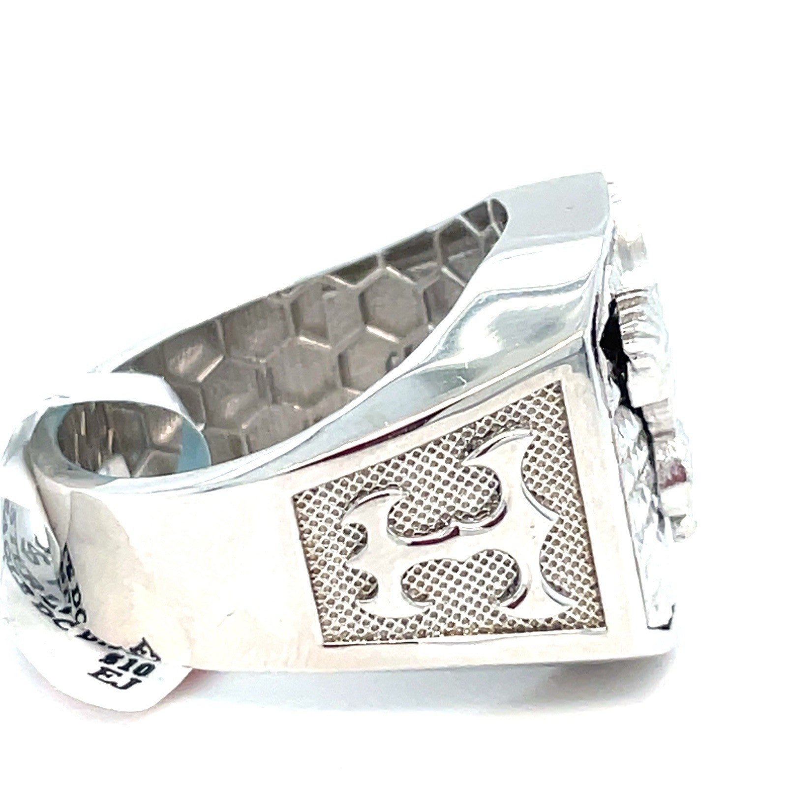 925 Sterling Silver Men’s Eagle Ring 8.26g Size 101