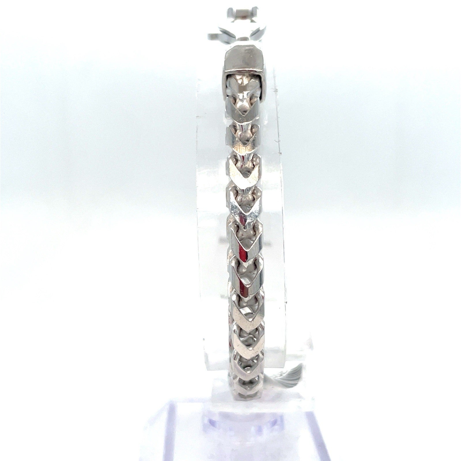 925 Sterling Silver 8” Franco Bracelet 26.5g 5mm 2