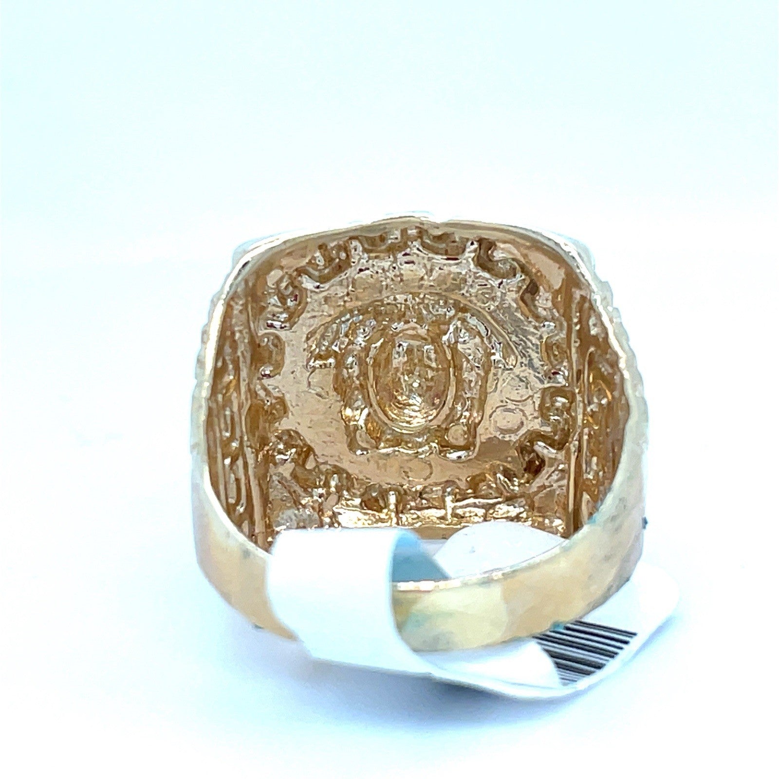 10K Yellow Gold Men’s Versace Design Ring 10.00g Size 92