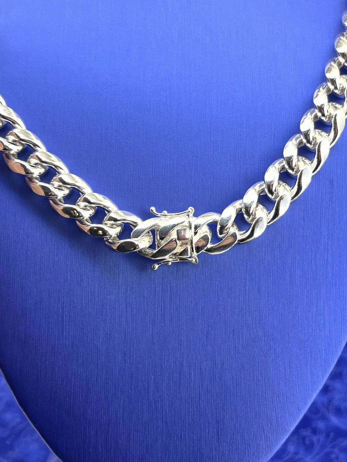 12.5 mm Silver 24 inch hollow Miami Cuban Link chain necklace 101.9g brand new3