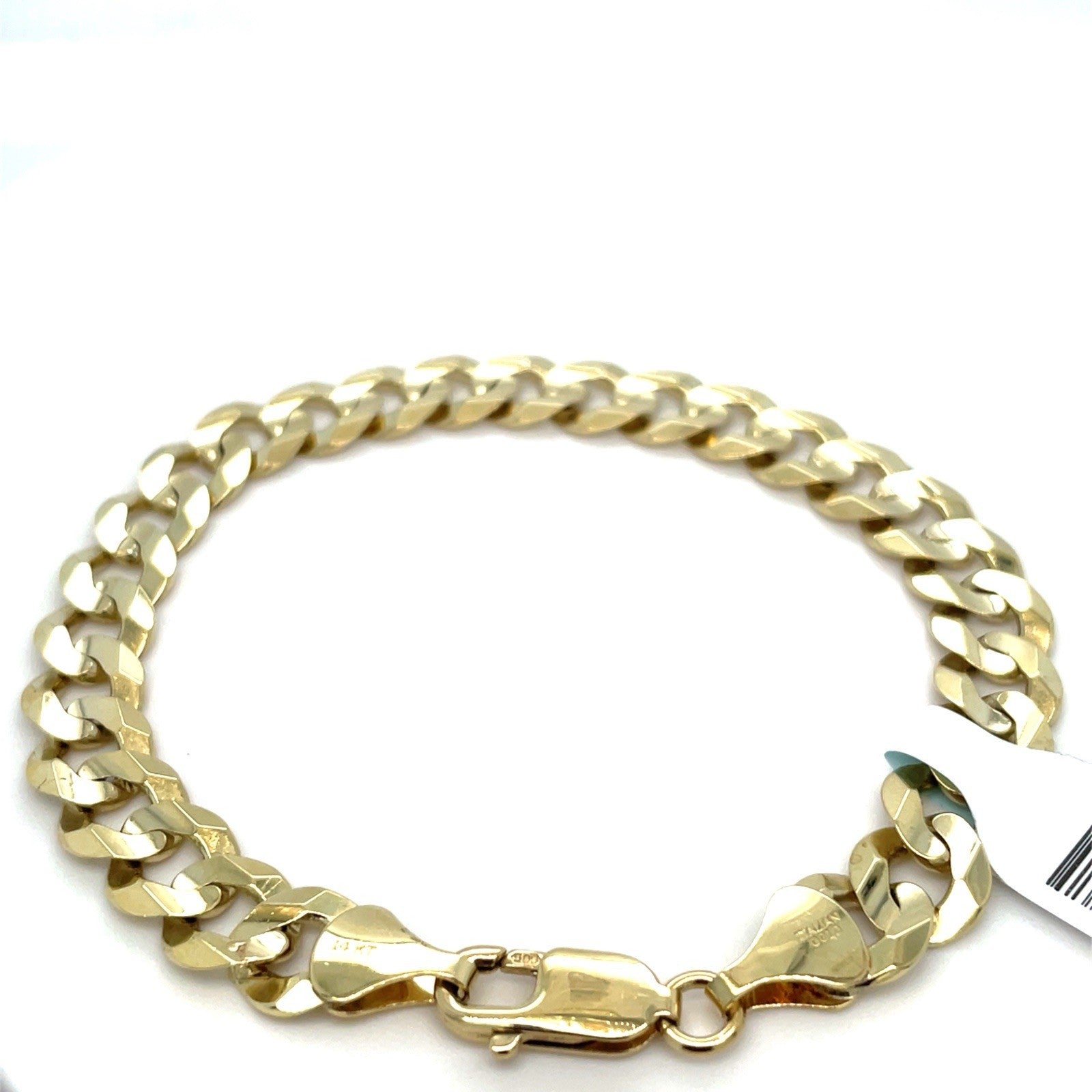 14k Yellow Gold 8.75” Solid Cuban Link Bracelet 20.96g 9.4mm0
