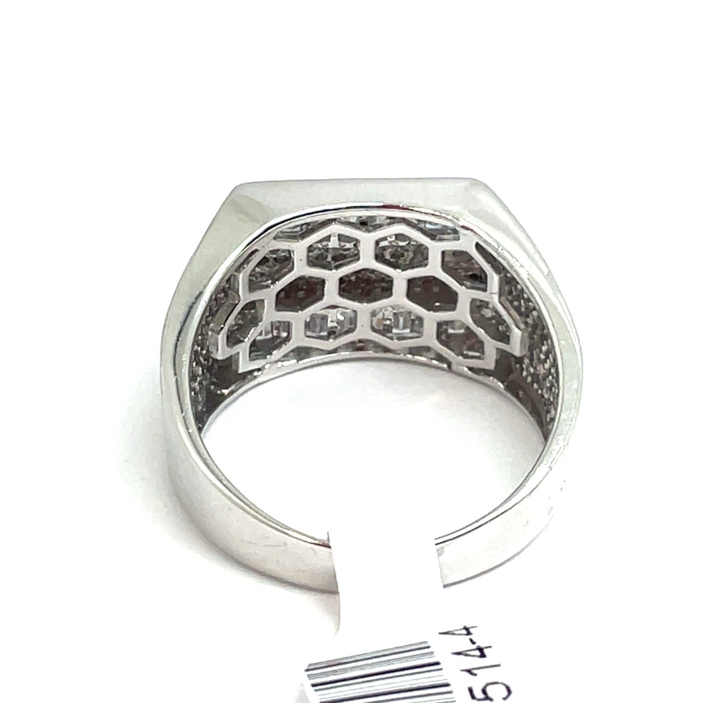 925 Sterling Silver Men’s CZ Ring 8.30g Size 102
