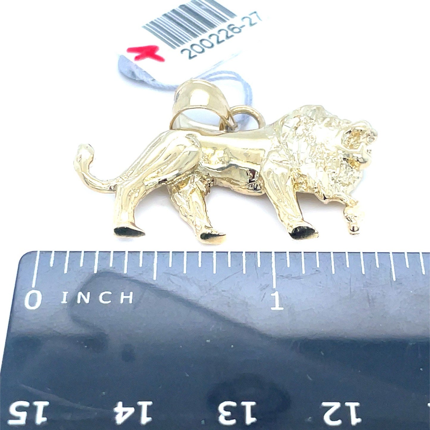 10k Yellow Gold Lion Pendant 4.90g3