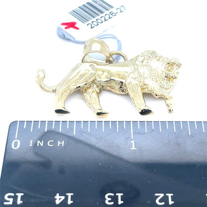 10k Yellow Gold Lion Pendant 4.90g3