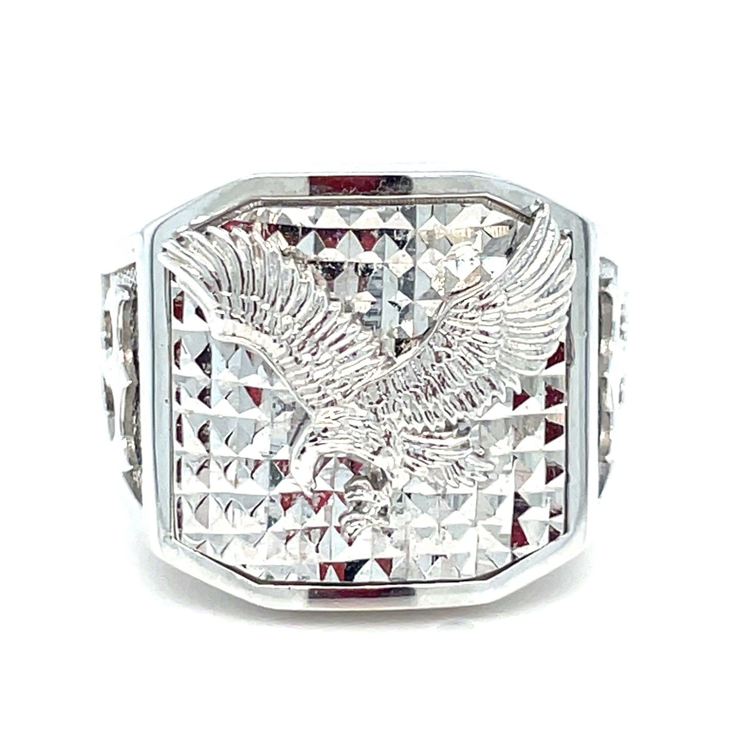 925 Sterling Silver Men’s Eagle Ring 8.26g Size 100