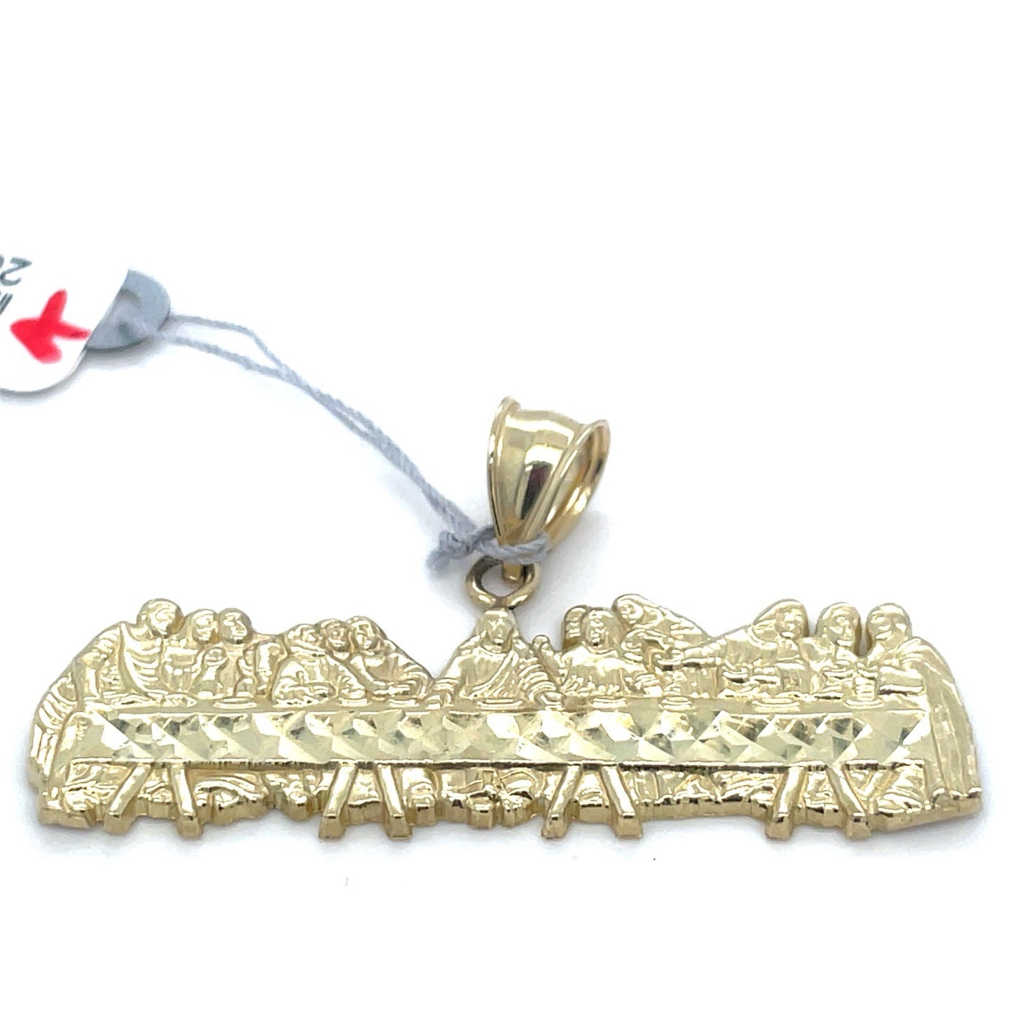 10K Yellow Gold Last Supper Pendant 4.36g0