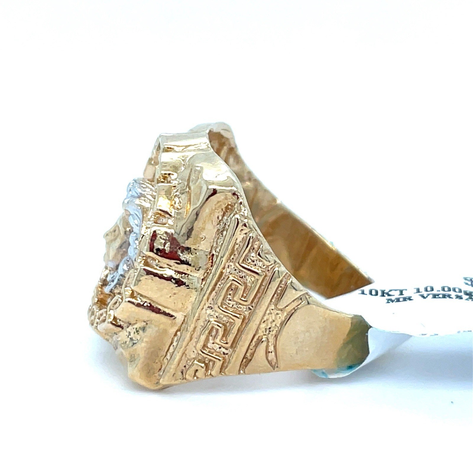 10K Yellow Gold Men’s Versace Design Ring 10.00g Size 93