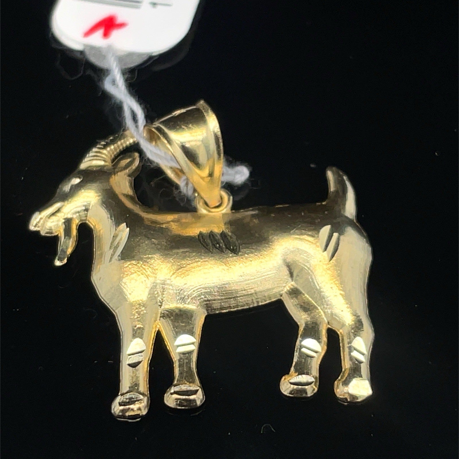 10k Yellow Gold Goat Pendant 2.40g1