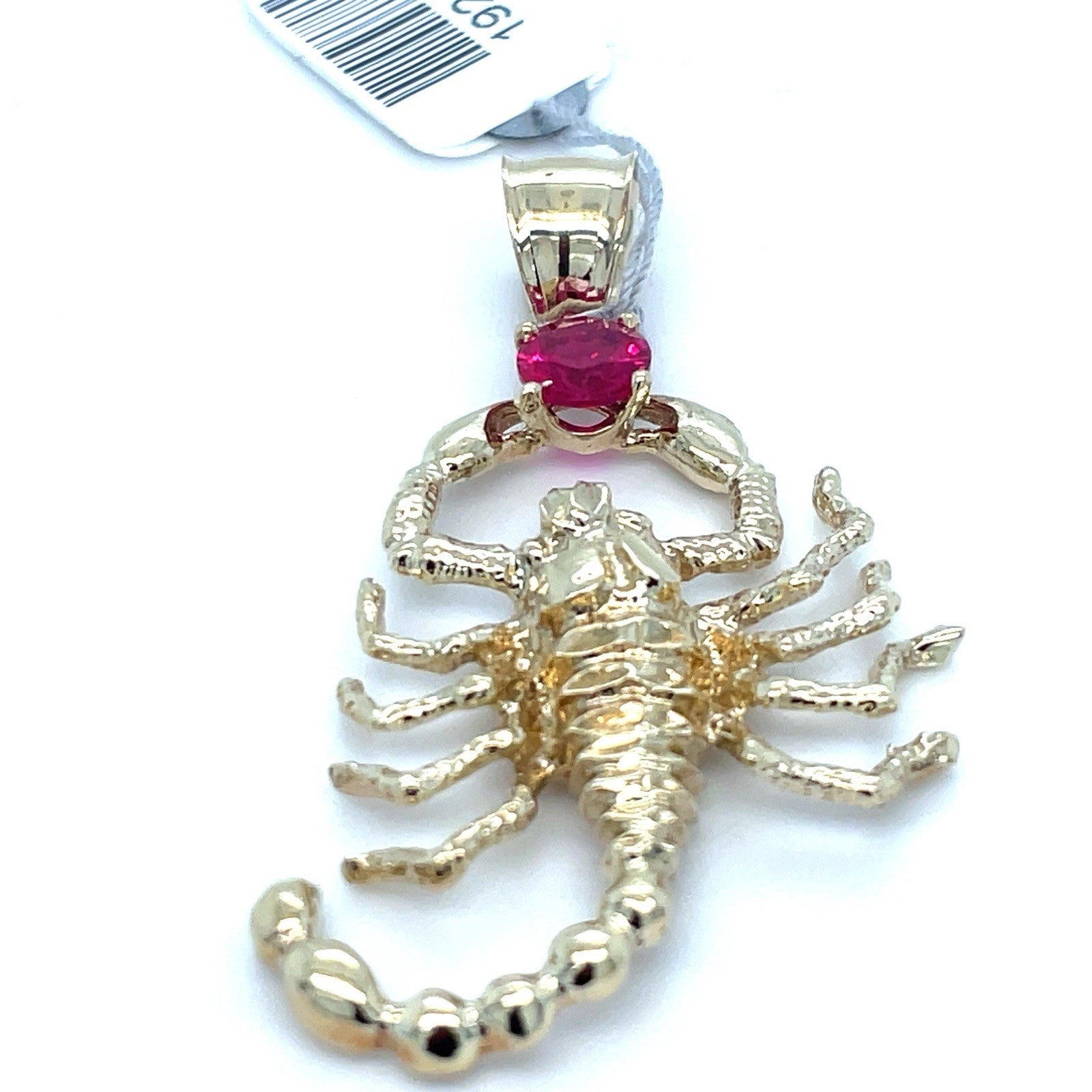 10k Yellow Gold CZ Scorpio Pendant 6.30g1