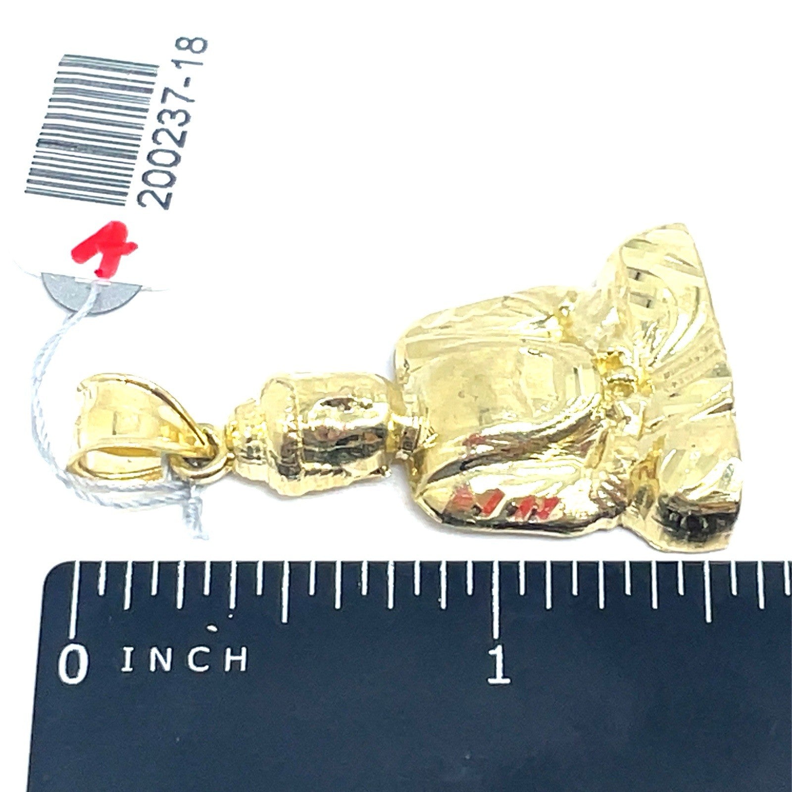 10k Yellow Gold Lady Buddha Pendant 4.50g2