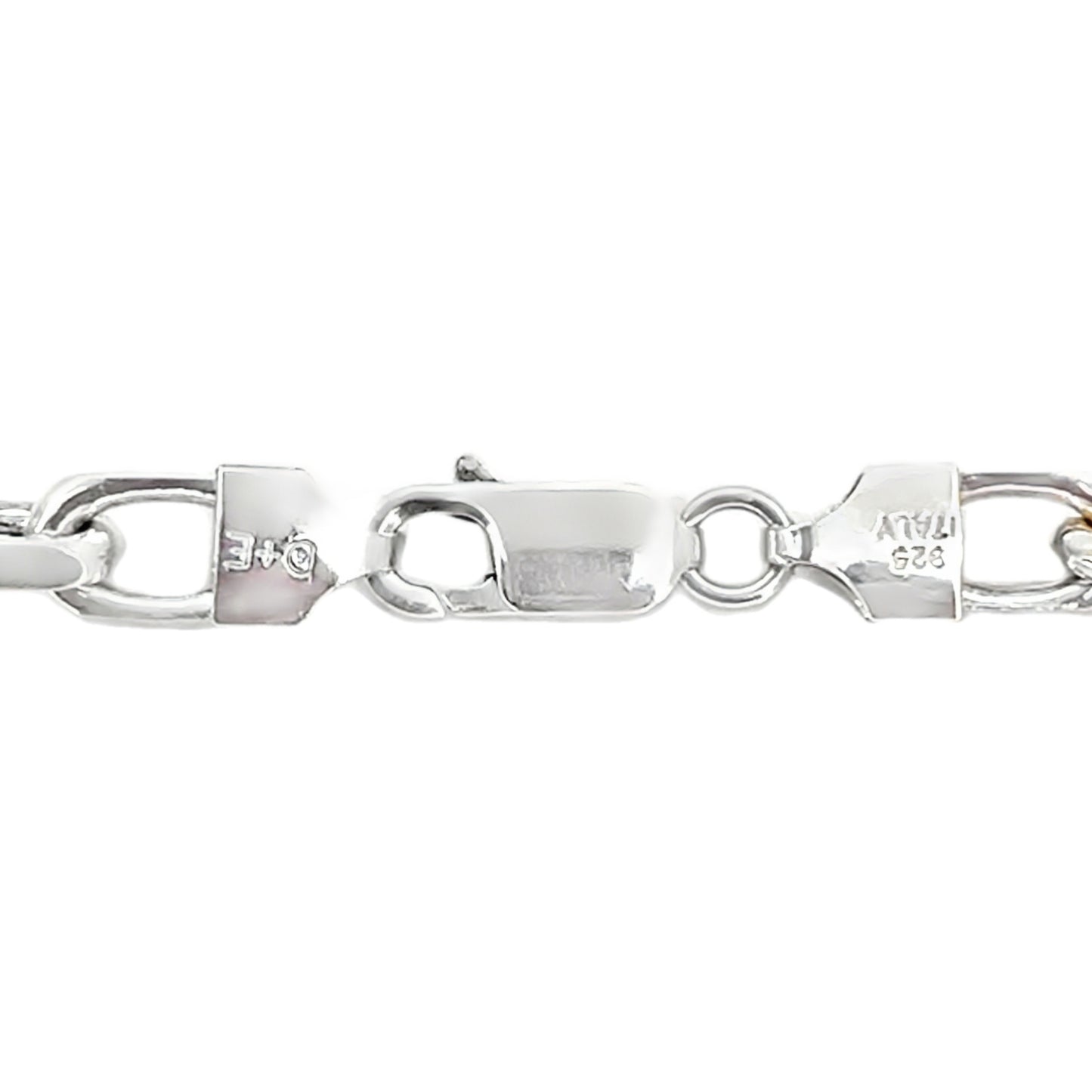 Sterling Silver Men’s Necklace | Anchor Link Style, 24 inch