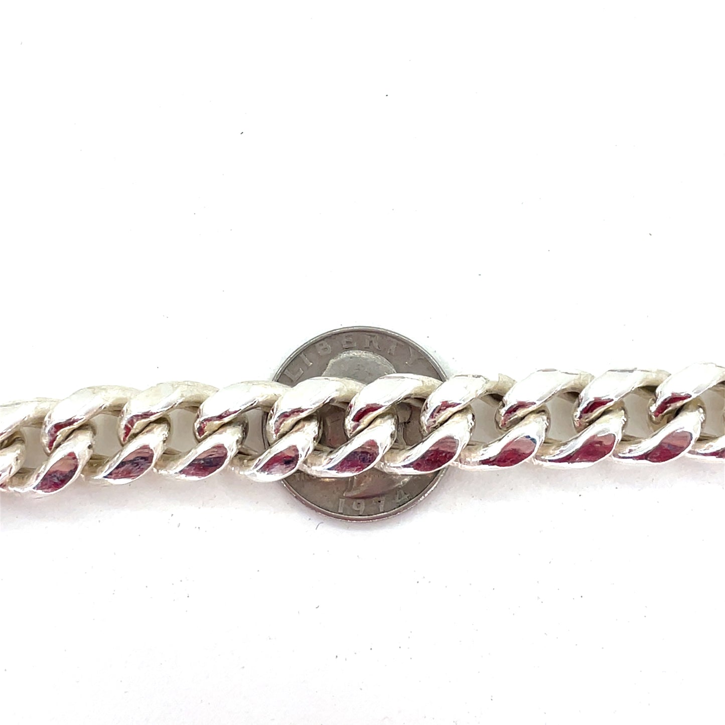 Sterling Silver Necklace | Hollow Miami Cuban Link Design – 24 inch