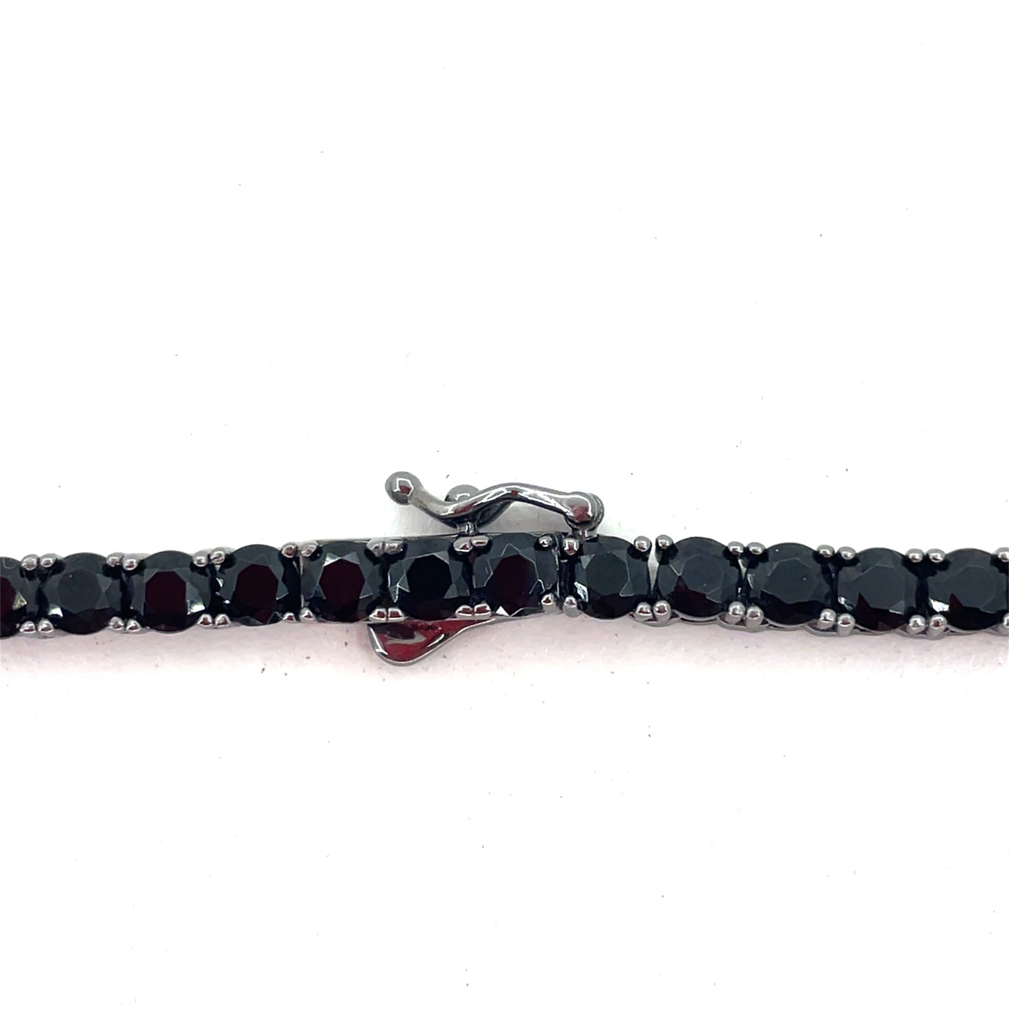 Sterling Silver Necklace | CZ Tennis Design, 18 INCH