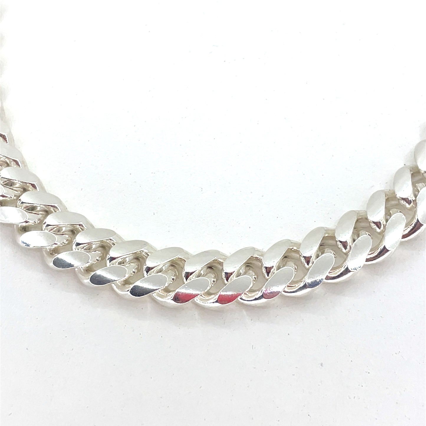 925 Sterling Silver Solid Miami Cuban Link Curb Men’s Necklace