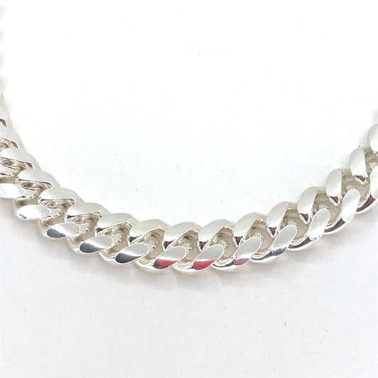 925 Sterling Silver Solid Miami Cuban Link Curb Men’s Necklace