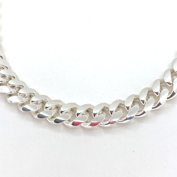 925 Sterling Silver Solid Miami Cuban Link Curb Men’s Necklace