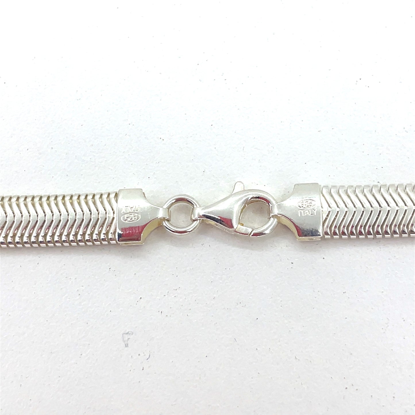 Sterling Silver Necklace | Herringbone Style, 18 inch