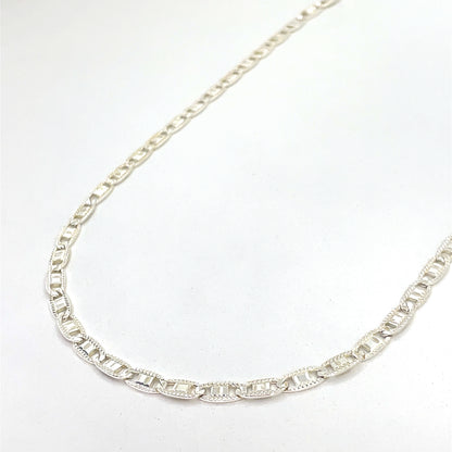 Sterling Silver Necklace | Valentino Style, 20 inch