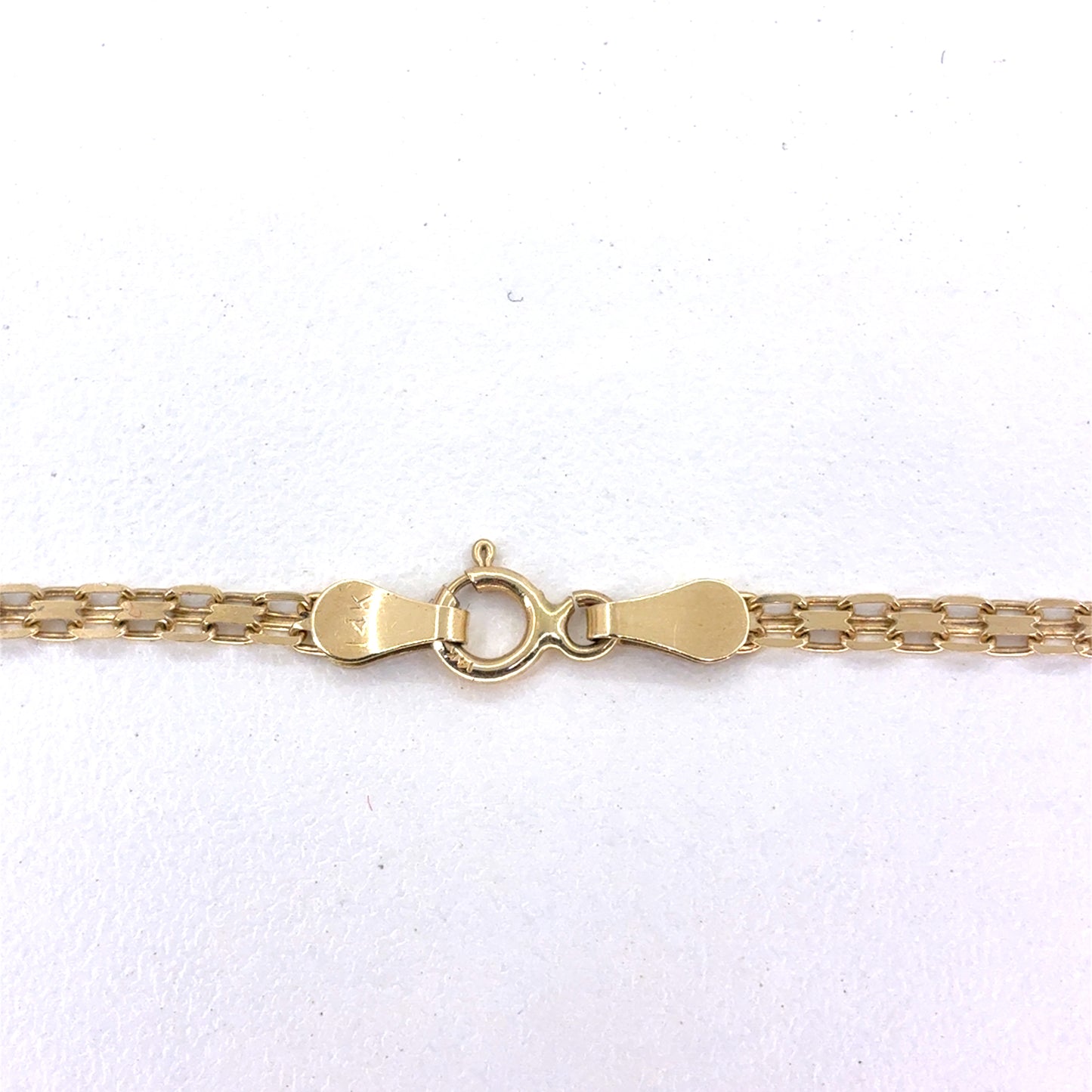 14K Yellow Gold Pendant Necklace | Marquise Opal with Diamond halo, 18 inches